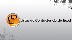 Contactos desde Excel Contactos desde Excel